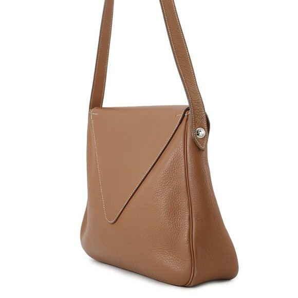 HERMES Christine Taurillon Clemence Cognac - Picture 2 of 15